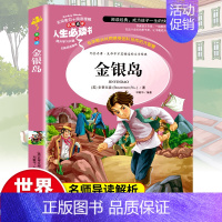 金银岛(彩绘带导读) [正版]金银岛书 三四五年级阅读课外书非老师必读物 适合小学生看的课外阅读书籍经典名著青少年儿童文