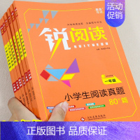 阅读理解专项训练80篇(全一册) 小学四年级 [正版]锐阅读 一年级阅读理解训练 二三四五六年级课外阅读书籍人教版语文阅