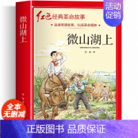 红色经典故事书(微山湖上) [正版]小学生红色经典革命故事书籍 微山湖上小学三年级四五年级六年级阅读课外书籍非必读老师