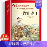 红色经典故事书(微山湖上) [正版]小学生红色经典革命故事书籍 微山湖上小学三年级四五年级六年级阅读课外书籍非必读老师