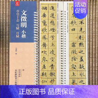 文征明 小楷(草堂十志 雪赋 月赋) [正版]经典碑帖 近距离临帖摹字练习卡 文征明 小楷 草堂十志 雪賦 月賦 文徵明