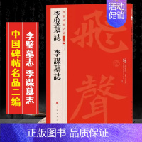 (二十七)李璧墓志 李谋墓志 [正版]全40册中国碑帖名品二编泉男生墓志开母石阙铭吴让之书法名品傅山啬庐妙翰赵孟頫洛神