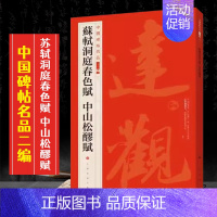 (十三)苏轼洞庭春色赋 中山松醪赋 [正版]全40册中国碑帖名品二编泉男生墓志开母石阙铭吴让之书法名品傅山啬庐妙翰赵孟頫