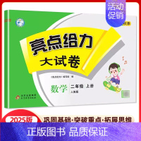 数学 二年级上 [正版]2024秋亮点给力大试卷二2年级上册数学人教版测试卷单元培优卷期中期末练习试卷全套小学生学霸提优