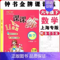 六年级下数学单本 小学通用 [正版]钟书金牌课课练一二三四五六七八九年级上册下册语文数学英语小学生1-6年级第一二学期