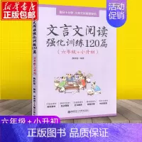 文言文阅读强化训练120篇 小学升初中 [正版]文言文阅读强化训练120篇 六年级小升初 小学语文文言文古诗文古文阅读理