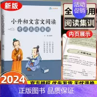 [24通用版]小升初文言文阅读考试真题特训 小学升初中 [正版]培优新帮手小升初毕业考试文言文阅读考试真题集训小学生升初