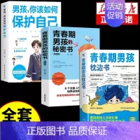 [3册]男孩枕边书+秘密书+保护自己 [正版]抖音同款青春期男孩的枕边书 男孩你该如何保护自己父母送给儿子适合看的书性教
