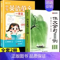 [全2册]作文金句+小学英语范文 小学通用 [正版]时光学作文金句800例小学生中学生作文素材句子积累优美段落好词好句好
