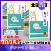24秋新版[ 语文阅读力测评 A版]+25新版[高效阅读88篇] 小学五年级 [正版]2025新版木头马小学语文阅读高效