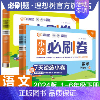数学 人教版 三年级下 [正版]2024小学必刷卷下册语文数学人教版北师版苏教版一二年级三年级四年级五六年级练习册单元同