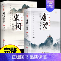 [全2册]唐诗+宋词三百首 [正版]全套3册 唐诗宋词三百首鉴赏辞典元曲全集小学生必背300首幼儿启蒙一百首75儿童古诗