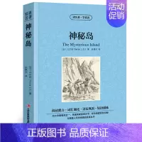 [正版]神秘岛中英文双语版凡尔纳儒勒原著读名著学英语英汉对照经典世界名著外国文学长篇小说英文版原版英语读物初中高中生课外