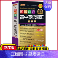 高中英语词汇❤️正序版 高中通用 [正版]2025新版图解速记高中英语语法全解详解考频版便携小本口袋书全国通用pass绿
