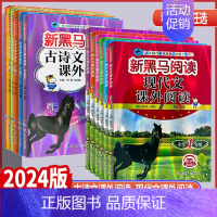 现代文+古诗文)课外阅读通用版 2套套装 小学三年级 [正版]2024版 新黑马阅读小学三年级四年级五年级六年级古诗文现