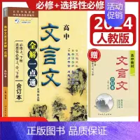 高中文言文全解一点通 高中通用 [正版]2025高中语文基础知识手册数学英语物理化学生物政治历史地理任选文言文议论文高一
