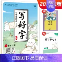 写好字 一年级上册 小学通用 [正版]小学生写好字练字帖一年级二年级三四五六年级上册下册任选人教版语文同步临摹正楷书硬笔