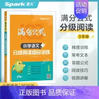[三年级]语文分级阅读组合训练 小学通用 [正版]小学语文阅读理解专项训练书满分公式分级阅读组合训练100篇一年级二年级