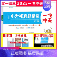 小升初真题精选 数学 小学六年级 [正版]科目任选天津2025版一飞冲天小升初真题精选语文数学英语全套小升初真题卷历年毕