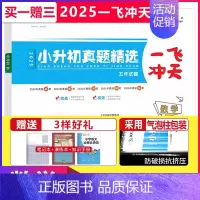 小升初真题精选 数学 小学六年级 [正版]科目任选天津2025版一飞冲天小升初真题精选语文数学英语全套小升初真题卷历年毕