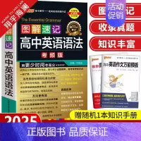 图解速记-高中英语语法 高中通用 [正版]2025新版pass绿卡图书图解速记高中英语语法大全考频版高中英语语法全解高一