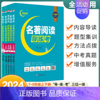 初中名著阅读导练考 七年级下 [正版]2024新版慧阅读名著阅读导练考七八九年级上册下册任选初中名著导读考点精练全国通用