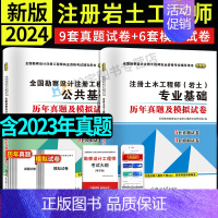 [正版]新版2024年全国注册土木工程师岩土工程师基础考试专业基础+勘察设计公共基础历年真题试卷模拟试卷详解上午卷+下午