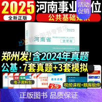 河南事业编[公基]真题+模拟 [正版]2025河南省事业编考试历年真题试卷模拟习题库公共基础知识职业能力倾向测验洛南阳濮