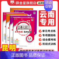 数学[人教版-云南专用] 九年级 [正版]2024初中真题圈云南|七八九上下年级人教版北师版语文数学英语物理化学名校练考