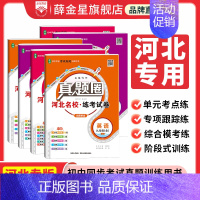 ✔[套装3本]语文人教+数学人教+英语人教 九年级/初中三年级 [正版]河北版2024初中真题圈|七八九上下年级语文人教