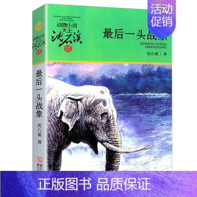 [正版]后一头战象/动物小说大王沈石溪品藏书系 动物小说 少儿文学小说寓言故事书书 浙江少年儿童出版社 儿童读物/