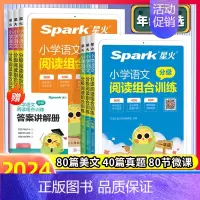 星火语文分级组合阅读 小学六年级 [正版]2024版星火小学语文阅读理解专项训练书三年级四五六年级分级组合训练人教版80