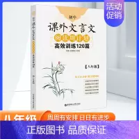 语文 [正版]周计划课外文言文阅读高效训练120篇语文八年级上册下册 初中初二8八年级全一册中学生教辅书阅读训练 课外文