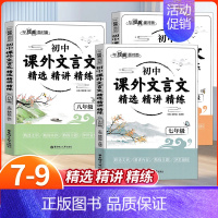 初中课外文言文 八年级/初中二年级 [正版]2024版初中课外文言文精选精讲精练七八九年级上册下册与经典面对面通用版 初