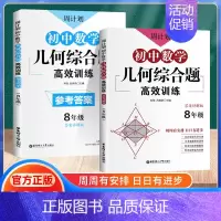 初中数学几何综合题 八年级/初中二年级 [正版]周计划 初中数学几何综合题高效训练8年级答案详解版 八年级同步训练题库真