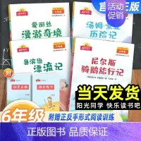 快乐读书吧[4本套] 六年级下 [正版]2024新版阳光同学快乐读书吧六年级下册鲁滨逊漂流记汤姆索亚历险记爱丽丝漫游奇境