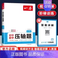 初中数学压轴题 九年级/初中三年级 [正版]2025版一本中考数学压轴题九年级初中数学几何模型应用题函数有理数方程初三必