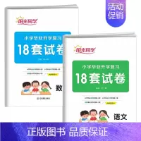 语文+数学[2本套] 小学升初中 [正版]2024新版小学毕业升学复习18套试卷语文数学英语全套练习题必刷题人教版六年级
