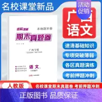 语文[人教版] 八年级下 [正版]广西专版2024新版期末真题卷八年级下册语文人教版 初二8年级下册同步测试卷单元期中期