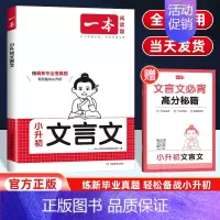 小升初文言文[全国通用] 小学升初中 [正版]小升初文言文阅读训练人教版 小学生必背文言文阅读专项强化练习册小古文100