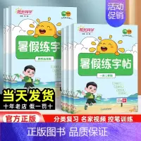 暑假练字帖 三升四 [正版]2024新版阳光同学暑假练字帖一升二升三升四升五升六年级上下册衔接语文人教版暑假作业控笔专项