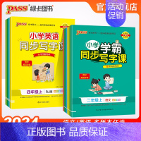 语文-同步写字课 一年级下 [正版]24秋新版小学学霸同步写字课语文英语描红练字贴上册人教版寒暑假预习练习册一二三年级四