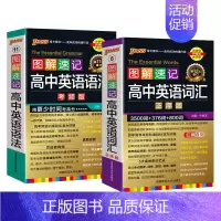 英语语法+词汇正序 高中通用 [正版]2025新版图解速记高中英语词汇3500词正序版高考单词词典背随身记pass绿卡图