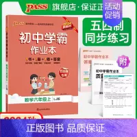 [同步练习]数学 六年级下 [正版]五四制鲁教版2024秋初中学霸作业本数学六年级上册同步练习册习题pass绿卡图书初一
