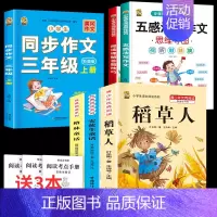 三上3本+同步作文+五感法+阅读理解 [正版]稻草人书三年级上册必读课外书安徒生童话格林童话必读的全集快乐读书吧阅读课外