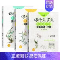789年级 文言文(3本) 初中通用 [正版]初中课外文言文阅读周计划高效训练120篇 七八九年级现代文阅读周计划 78