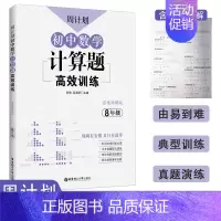8年级 计算题高效训练 初中通用 [正版]初中课外文言文阅读周计划高效训练120篇 七八九年级现代文阅读周计划 789年