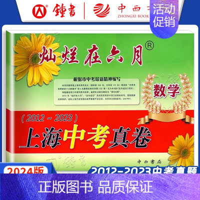 上海中考真卷 数学 九年级/初中三年级 [正版]2024灿烂在六月上海中考历年真题 数学语文英语物理化学 2012-20