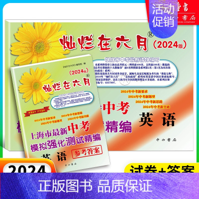 中考模拟卷 英语+答案 九年级/初中三年级 [正版]2024灿烂在六月上海中考历年真题 数学语文英语物理化学 2012-