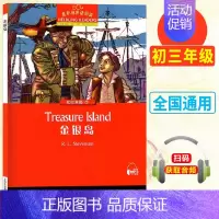 初三7:金银岛 初中通用 [正版]黑布林英语阅读初一1绿野仙踪5大卫和超级神探8彼得潘初二1黑骏马7小妇人13鲁滨逊漂流